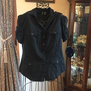 Mix it stretch black top